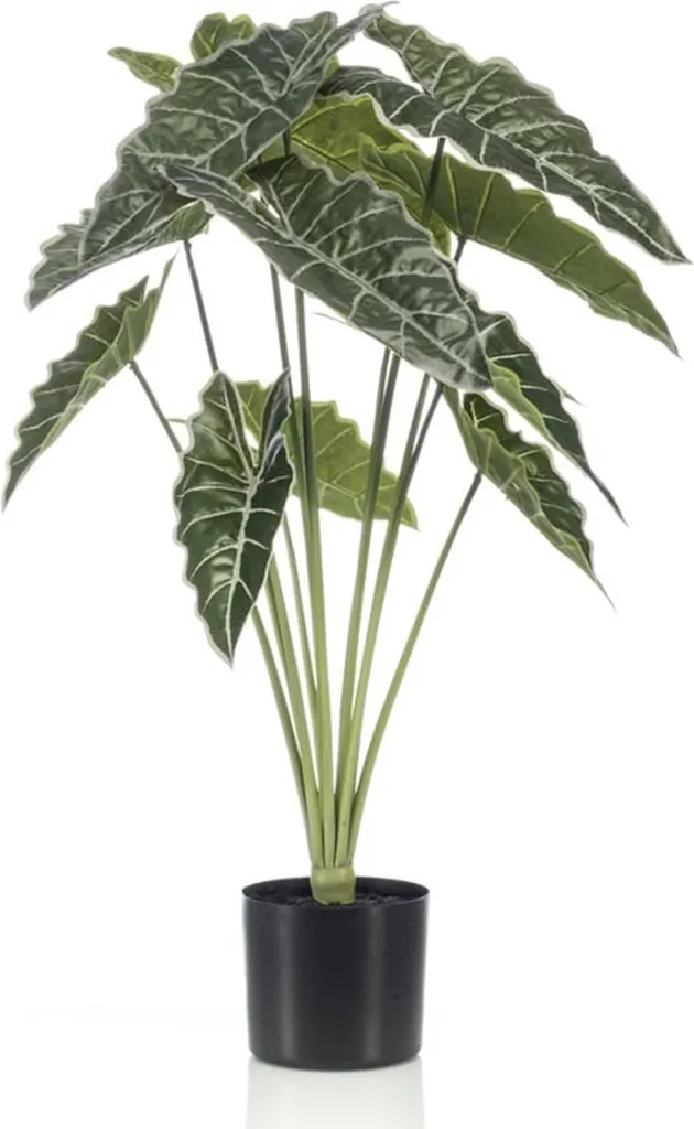 Plante Artificielle Alocasia 80 cm - La Solution Déco sans Arrosage