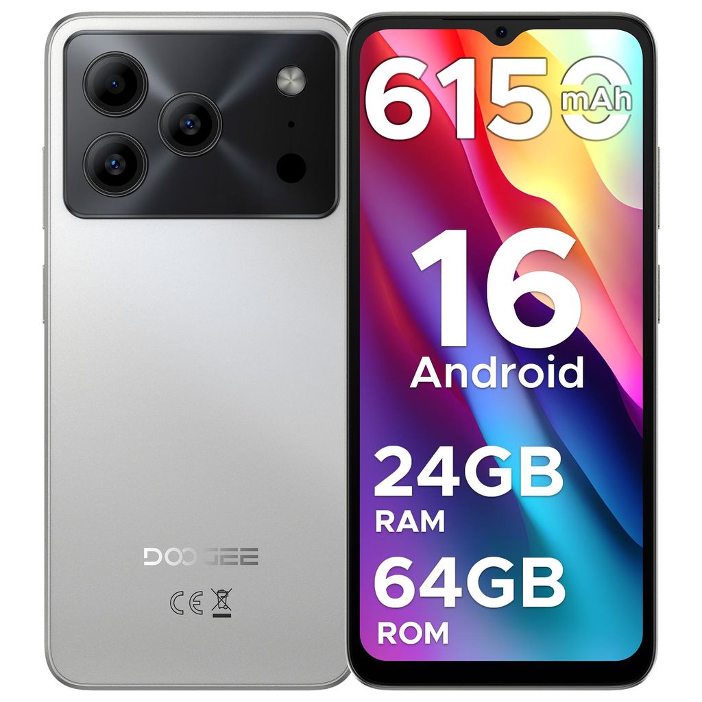 DOOGEE Note 56 Smartphone Handy, Android 16, 6,56" 90Hz Produktbild 