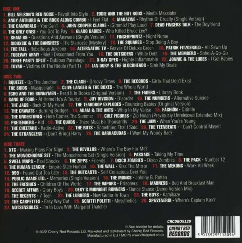 Coffret 3 CD 1979-Revolt Into Style : Compilation Rock et Post-Punk - 3