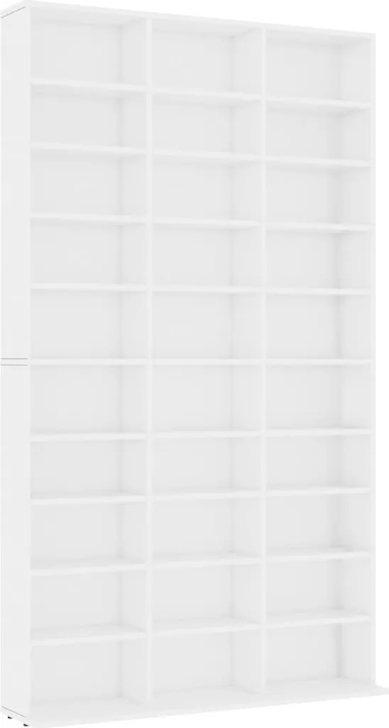 Armadio Porta CD Bianco 102x16x177,5 cm - Mobile Libreria Salvaspazio