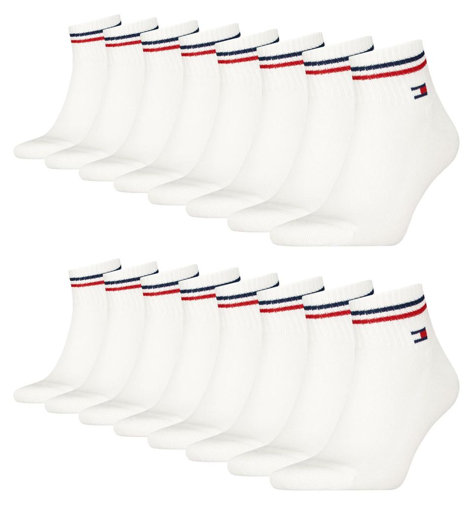 8 Paar Tommy Jeans Herren Quarter Iconic Socken Produktbild 