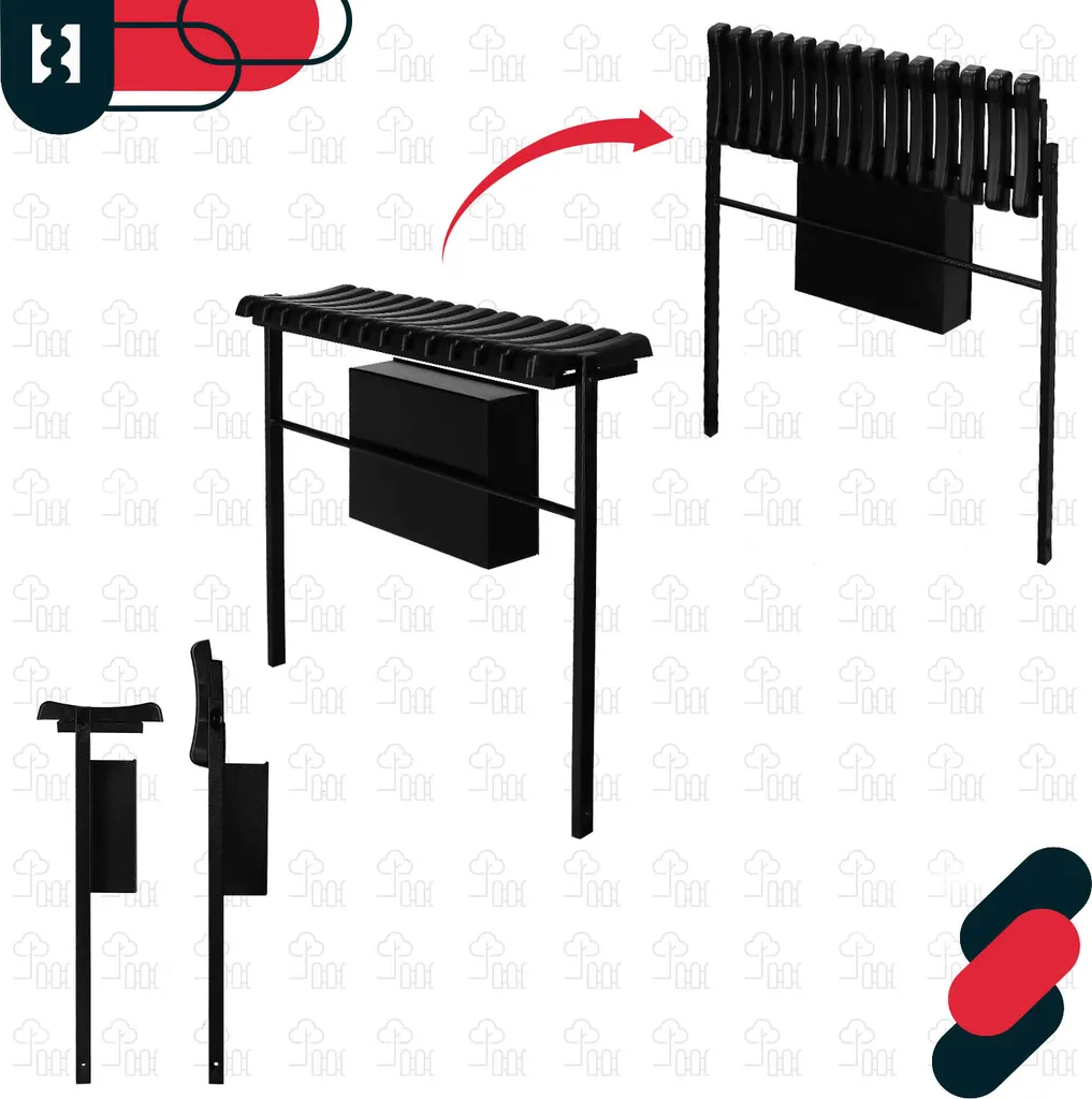 Banc Extérieur Résistant aux Intempéries avec Coffre Intégré 75 cm - 7