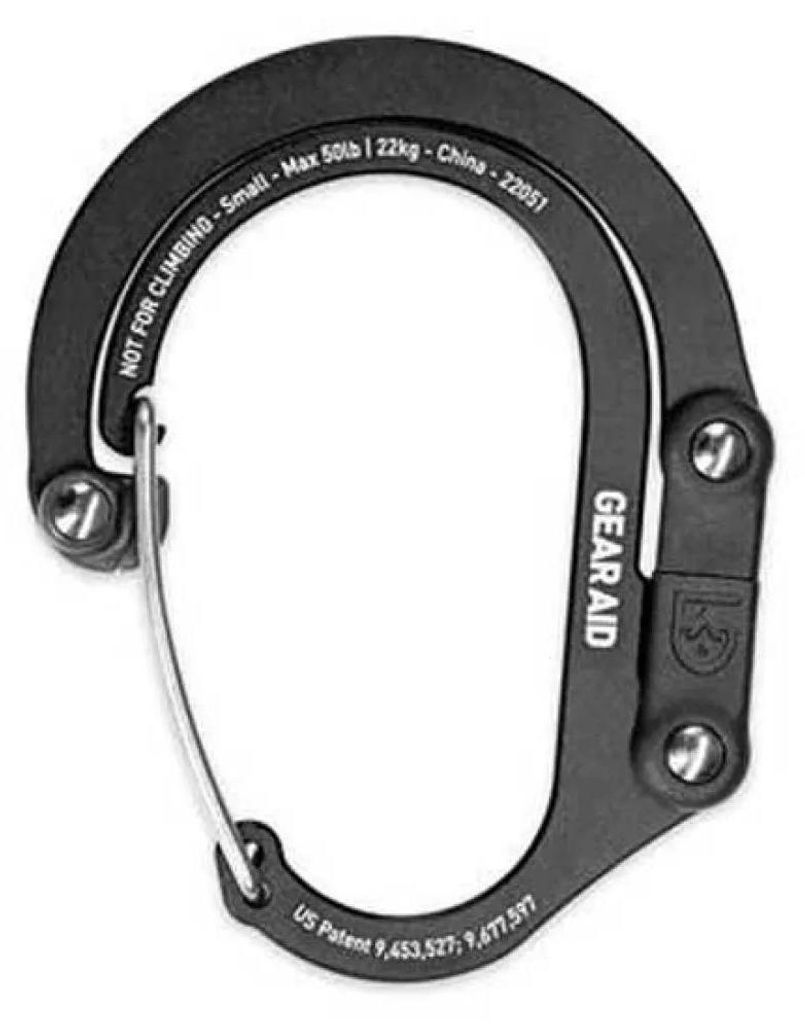 Gear Aid Heroclip® Small Clip Karabiner Silber  Silber One Produktbild 