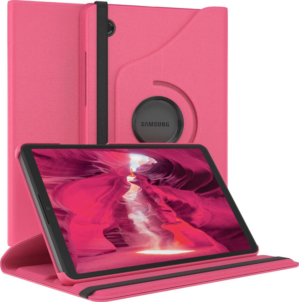 EAZY CASE - Tablet Hülle für Samsung Galaxy Tab A11 Schutzhülle, Tablet Case 360° drehbar in Rosa