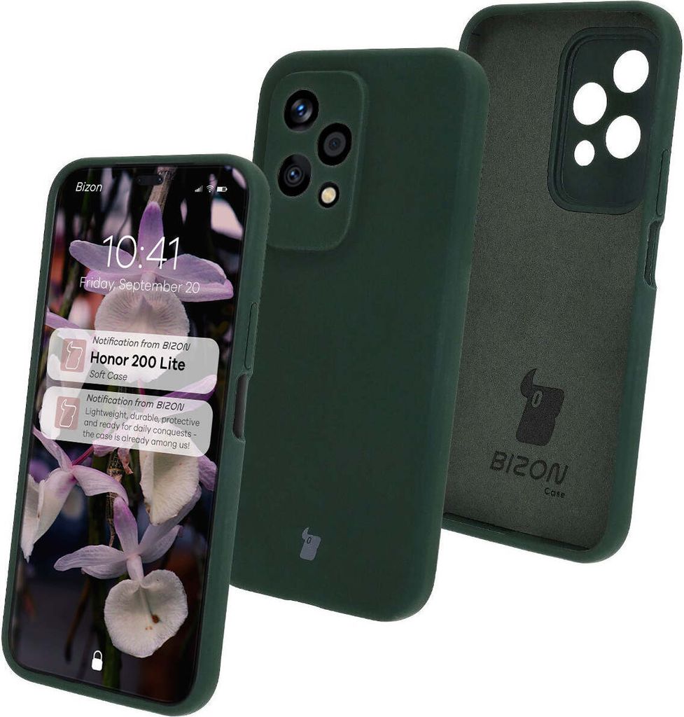 Bizon Soft Case Honor 200 Lite dunkelgrün