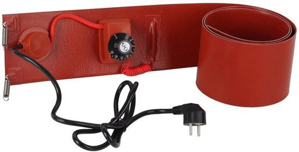Ceinture chauffante pour fût 200L en silicone et structure métal