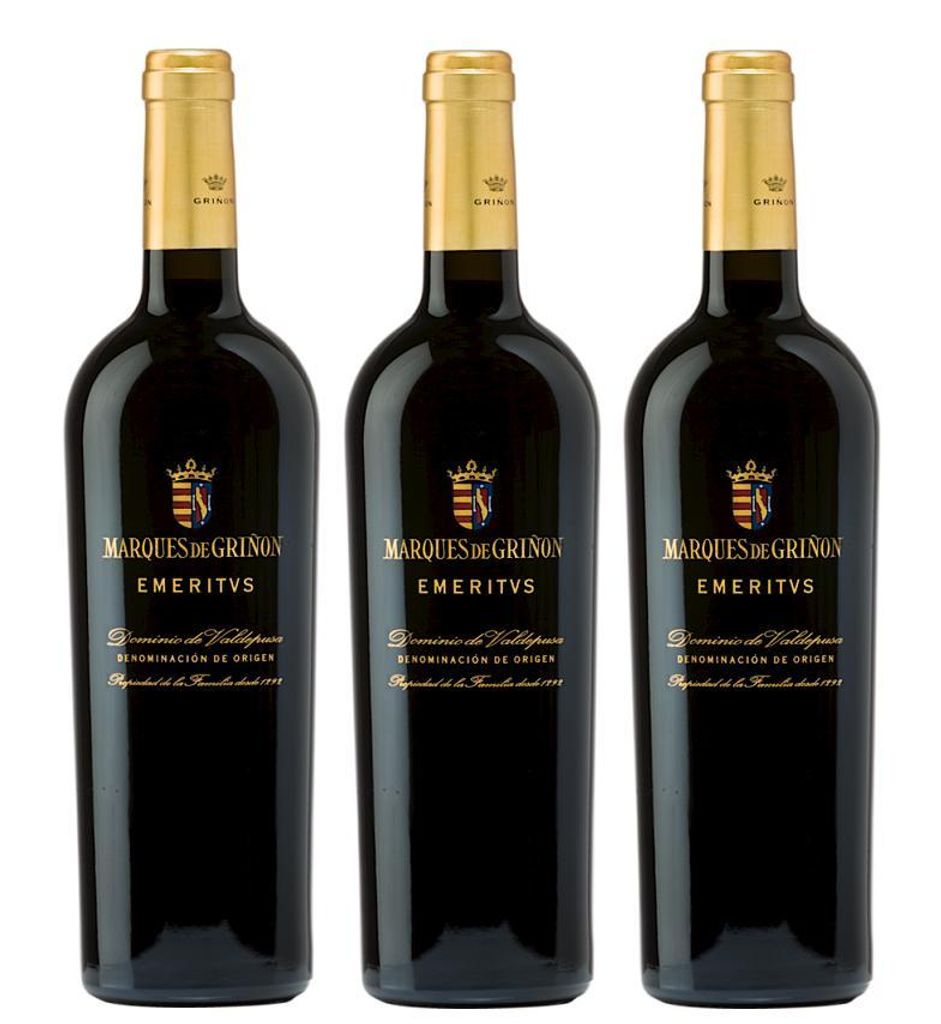 3x 0,75l - 2019er - Marqués de Griñon - Eméritus - Dominio de Valdepusa D.O.P. - Spanien - Rotwein trocken