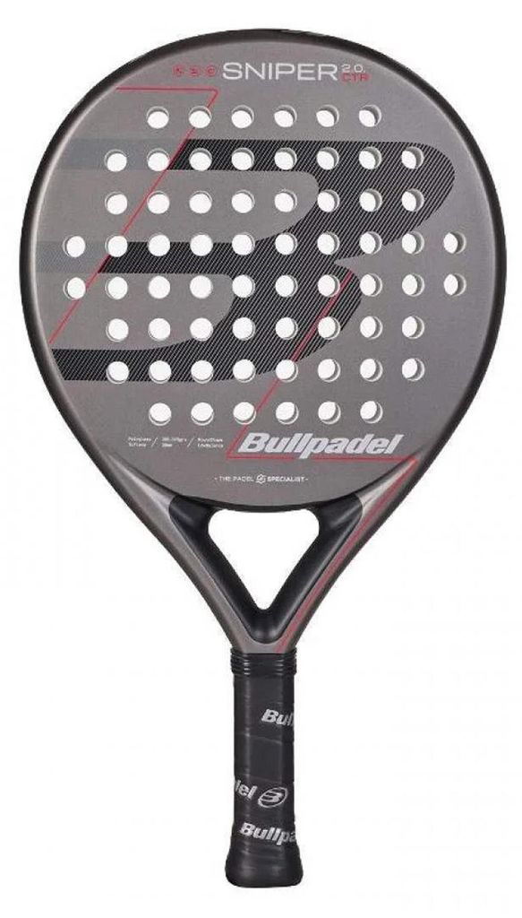 Raketa Bullpadel Sniper 2.0 Control Dark Grey 2026 Padel Obrázok produktu 