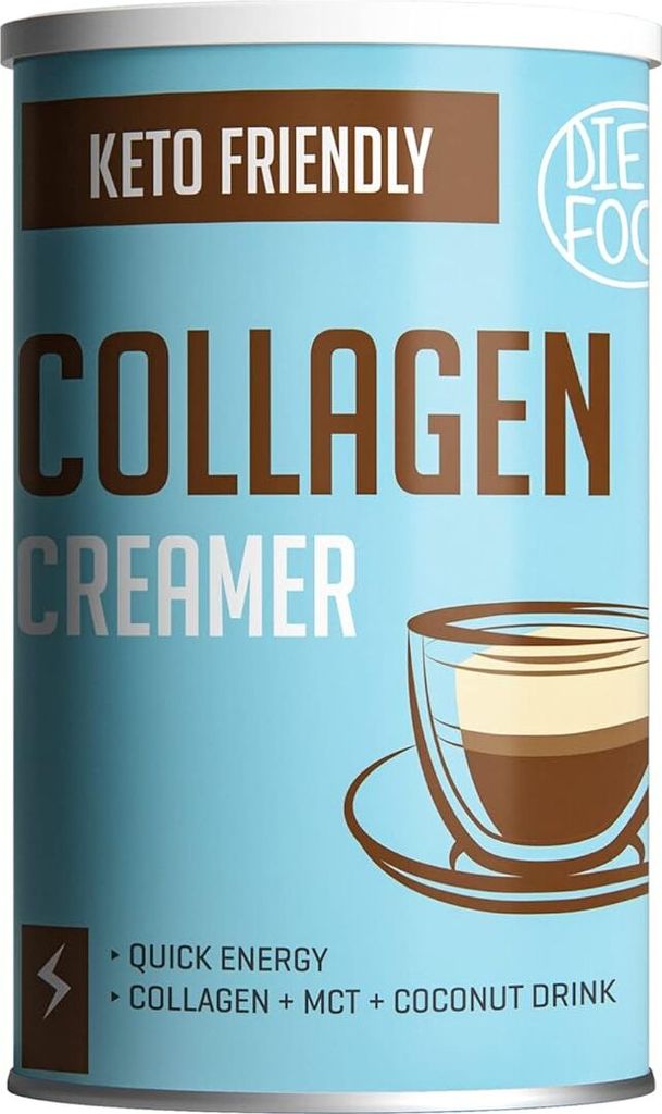 Diet-Food Collagen Kaffeecreme, Cremepulver mit TCM Kokosöl, Keto, 1 x300g