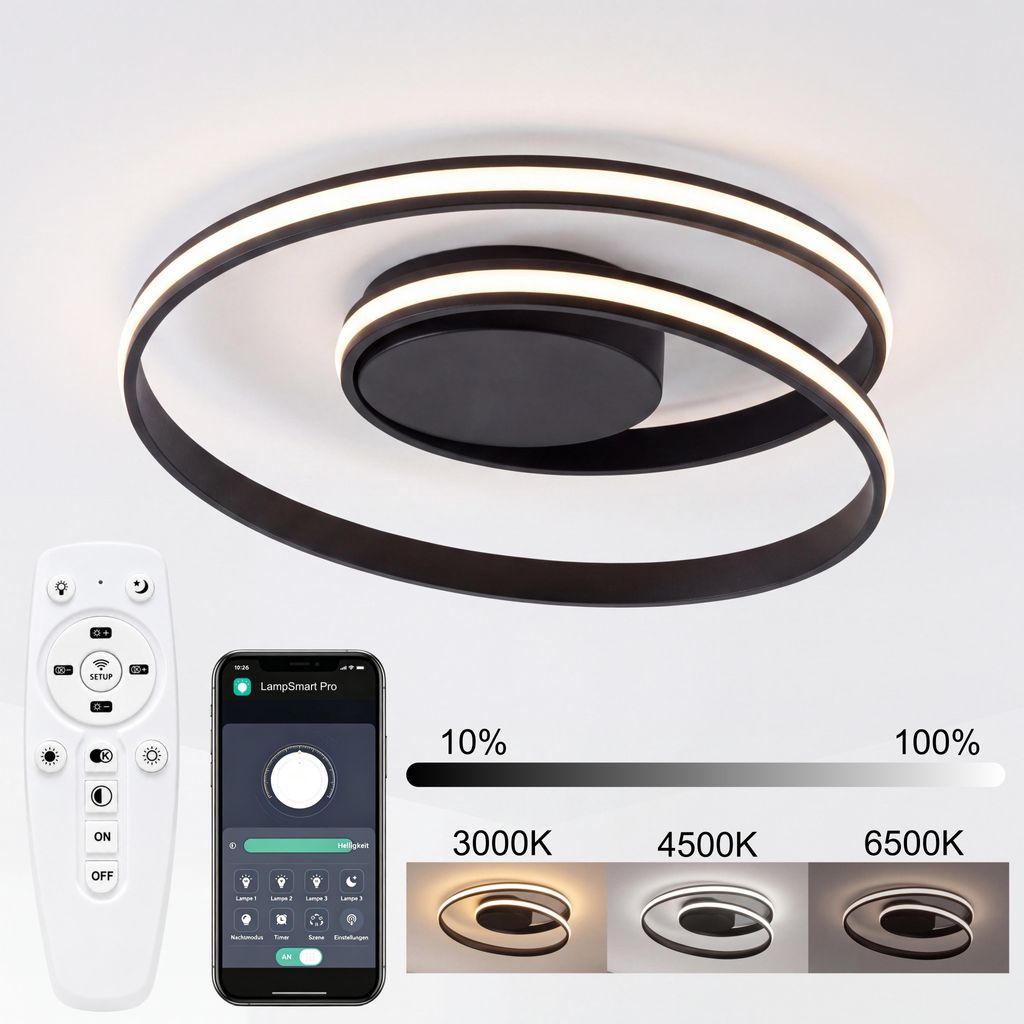 Lámpara de techo LED inteligente de 50 cm, color , lámpara Imagen del producto 