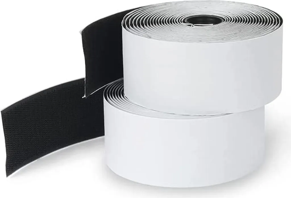 Nastro Velcro Autoadesivo 50 mm x 5 m Nero - Tenuta Extra Forte Online