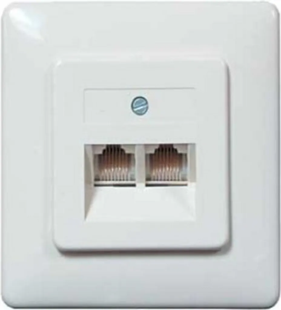 UAE Boîtier de raccordement 2 x 8/8 parallèle UP cadre métallique