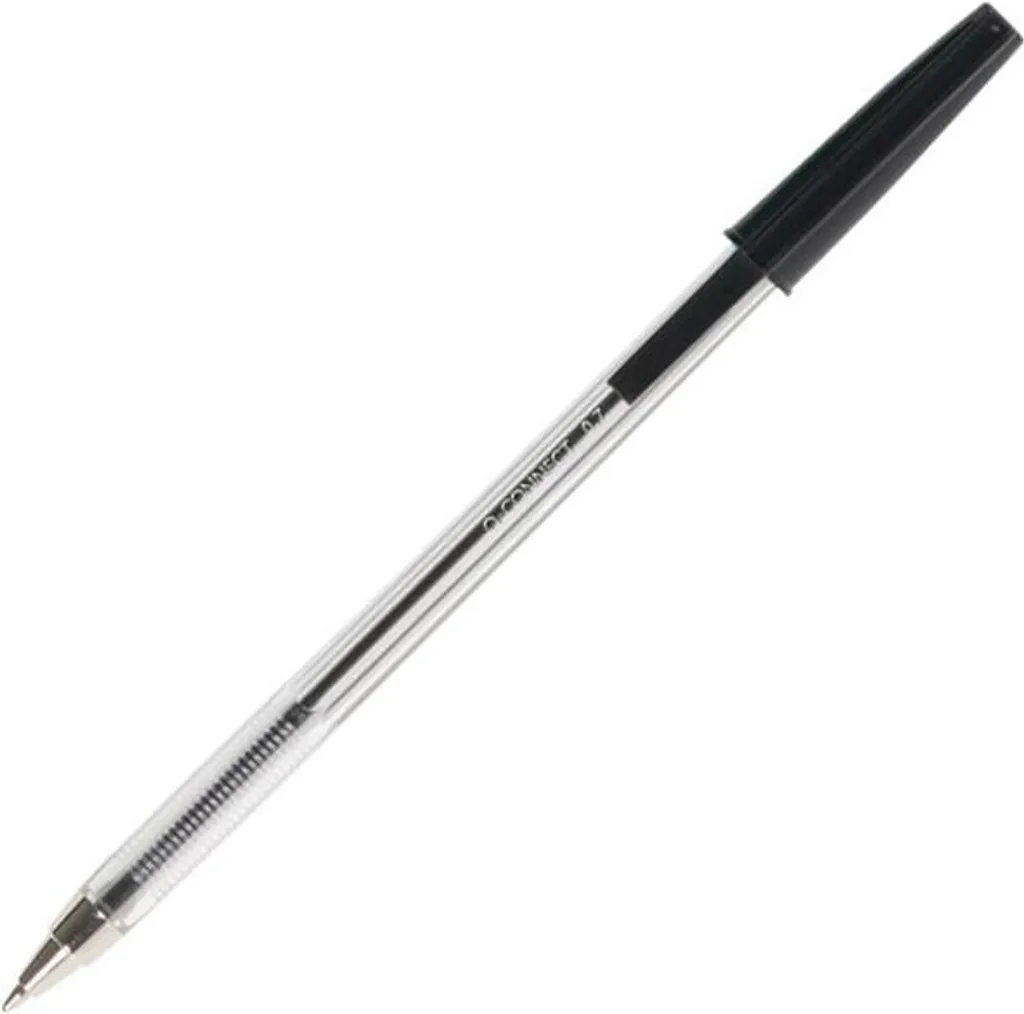 Penne Nere Q-CONNECT KF34042 1mm - Scorta Esami per Studenti (20 pz)
