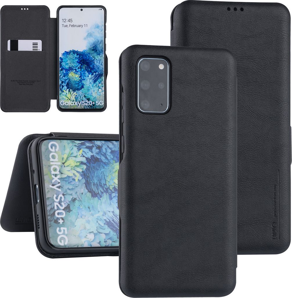 Samsung Galaxy S20 Plus Black Book type case - Card Holder