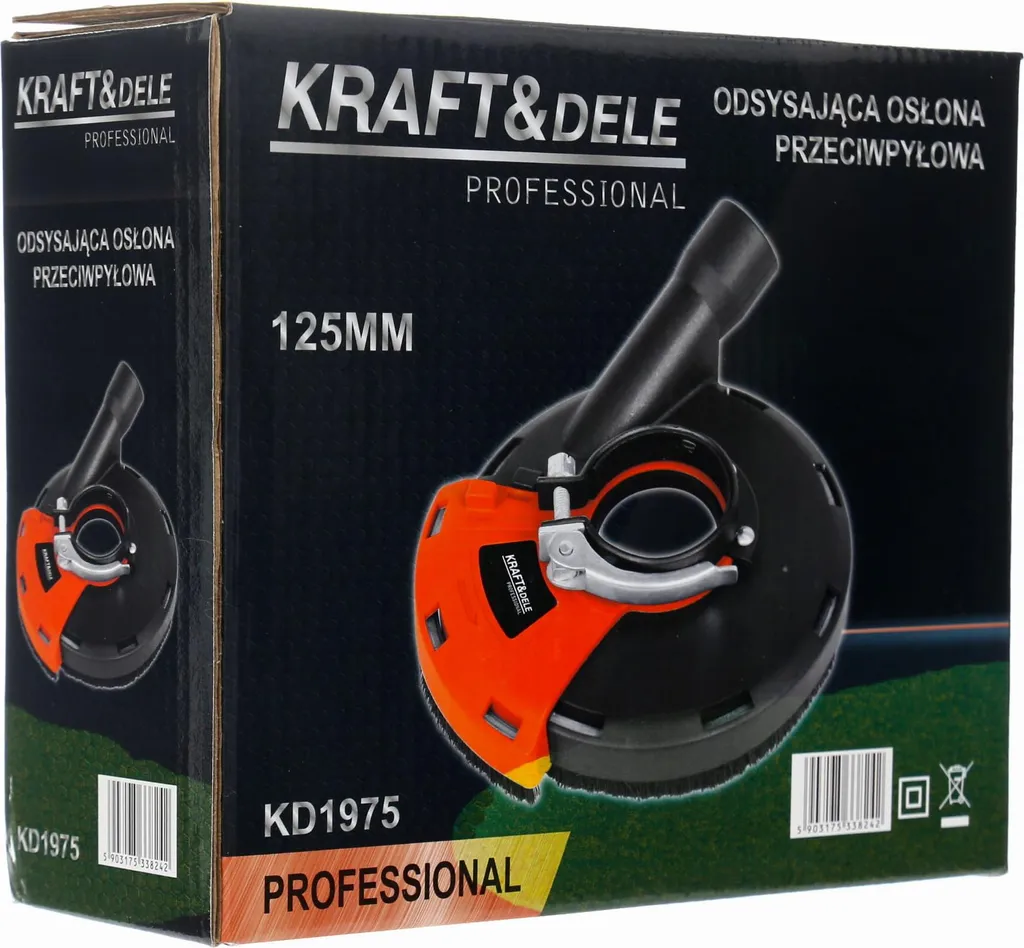 Carter de protection meuleuse d'angle 125mm Kraft&Dele modèle KD1975