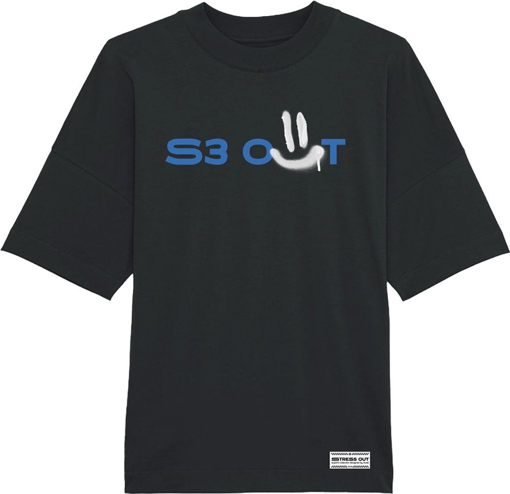 Superb HERVORRAGENDES Oversize-Stress-Out-T-Shirt für Damen
