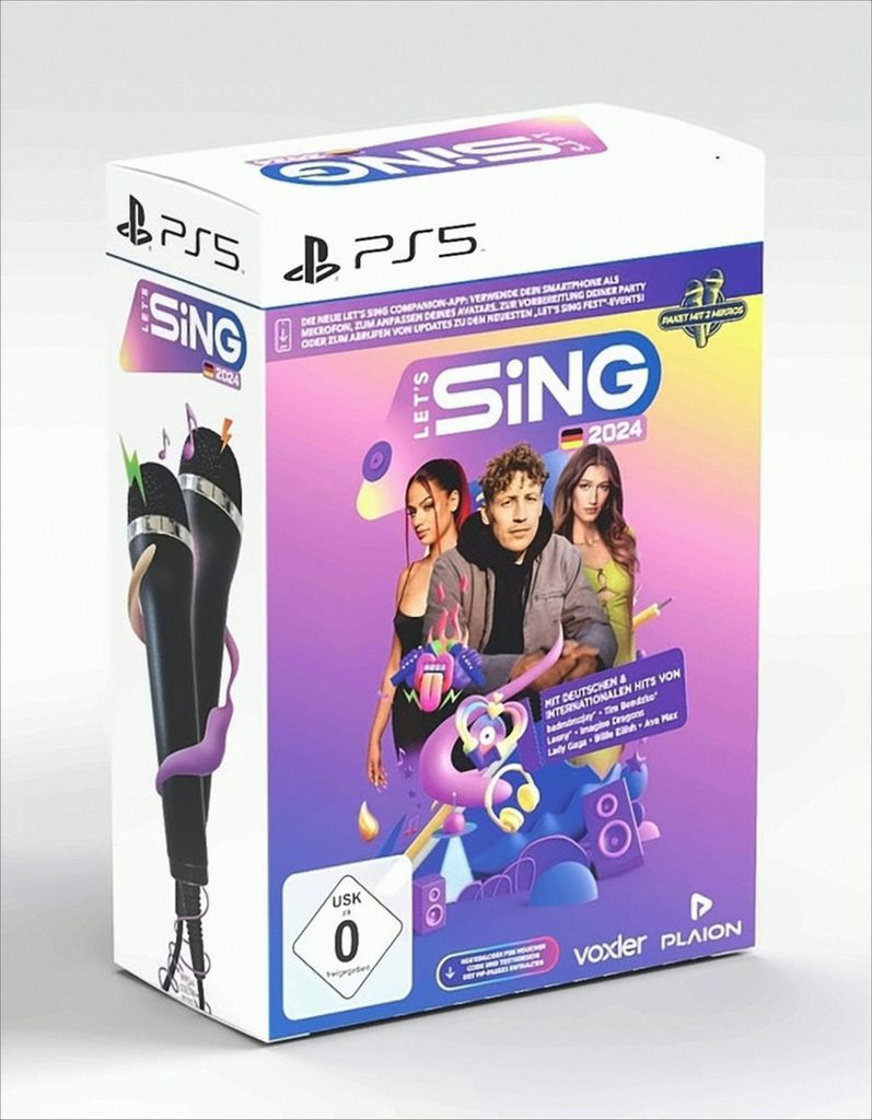 Let's Sing 2024 German Version [+ 2 Mics] (PS5) / DVR Produktbild 