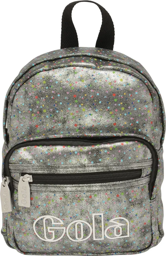 Sac à Dos 4L Gola Shimmer Dot Charcoal Argenté aux Détails Scintillants