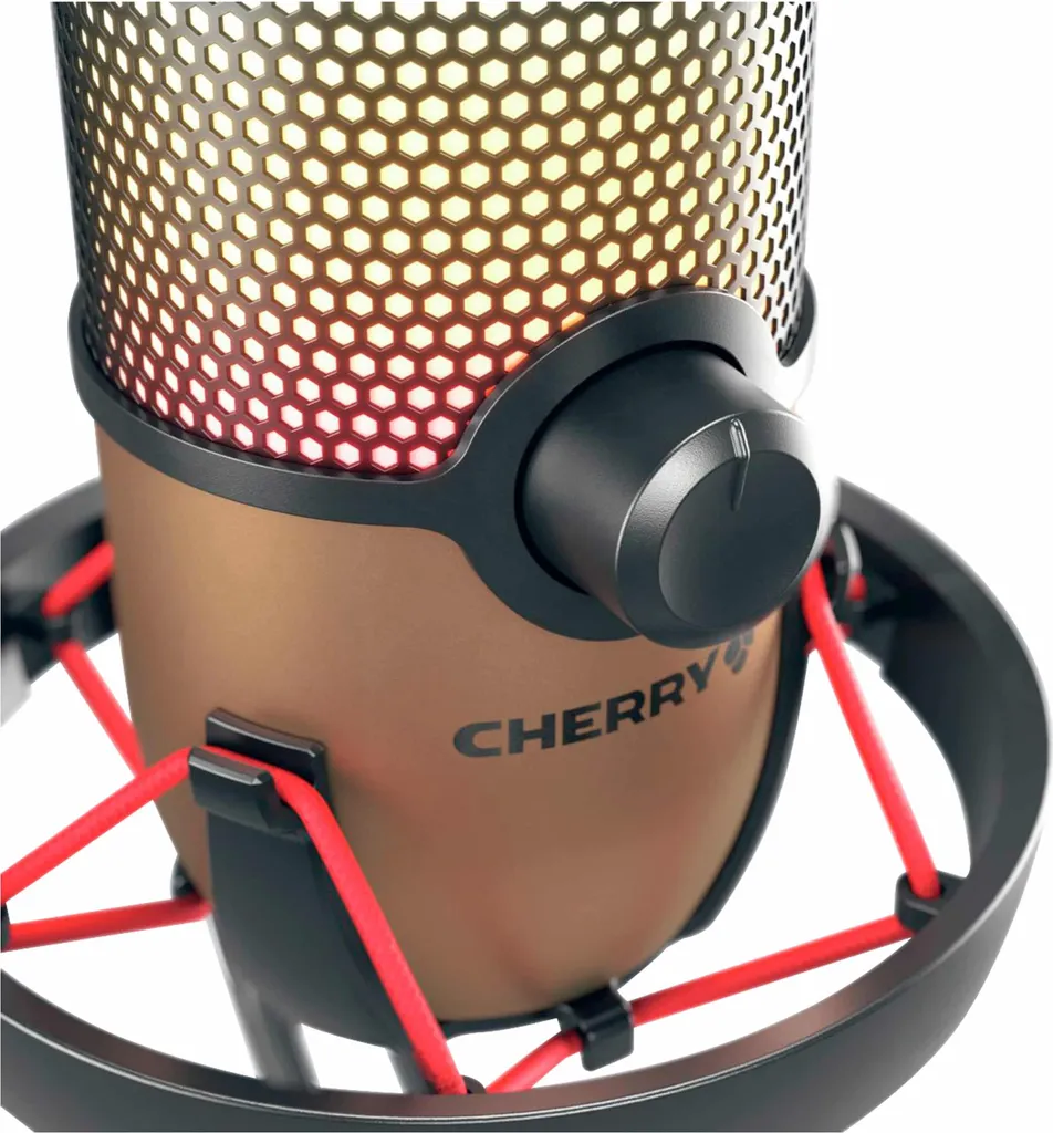 Microphone RGB CHERRY UM 9.0 PRO directivité cardioïde PC