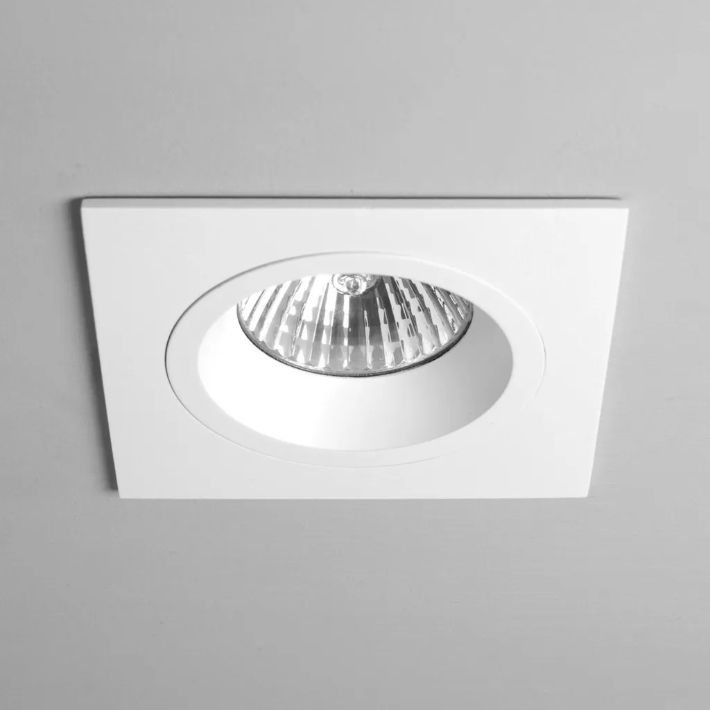 Astro Taro Spot Carré Encastré Blanc - Solution Éclairage Sécurisé Feu GU10