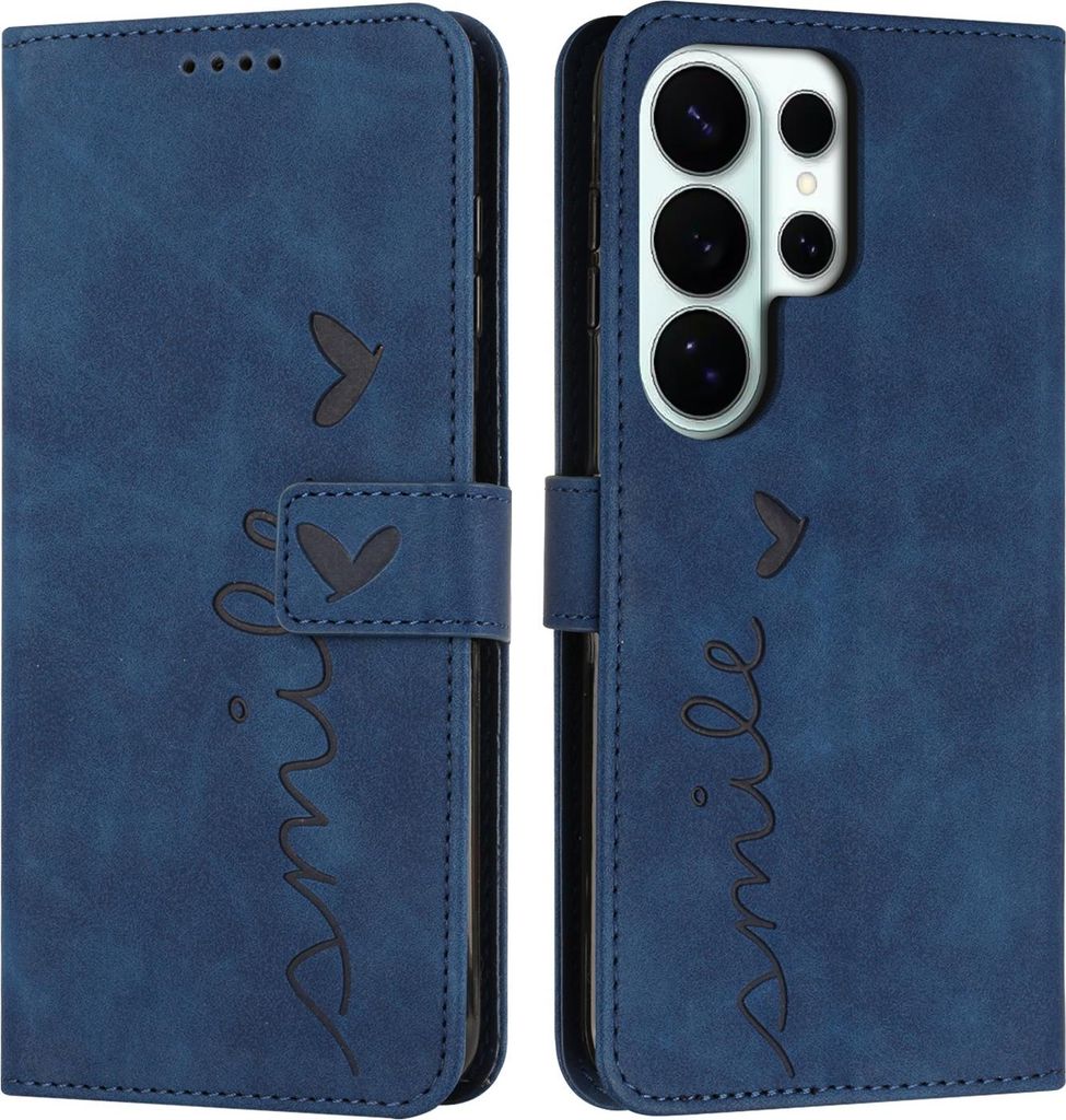 Samsung Galaxy S26 Ultra Hülle - Coverup Smile Klapphülle - Blau