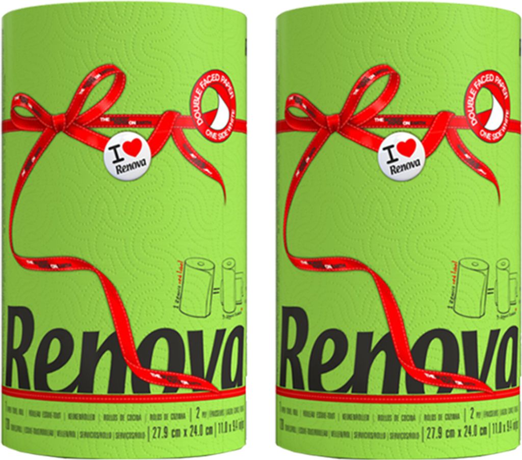 2er Pack Renova Küchenrollen - Küchenrolle Küchenpapier Produktbild 