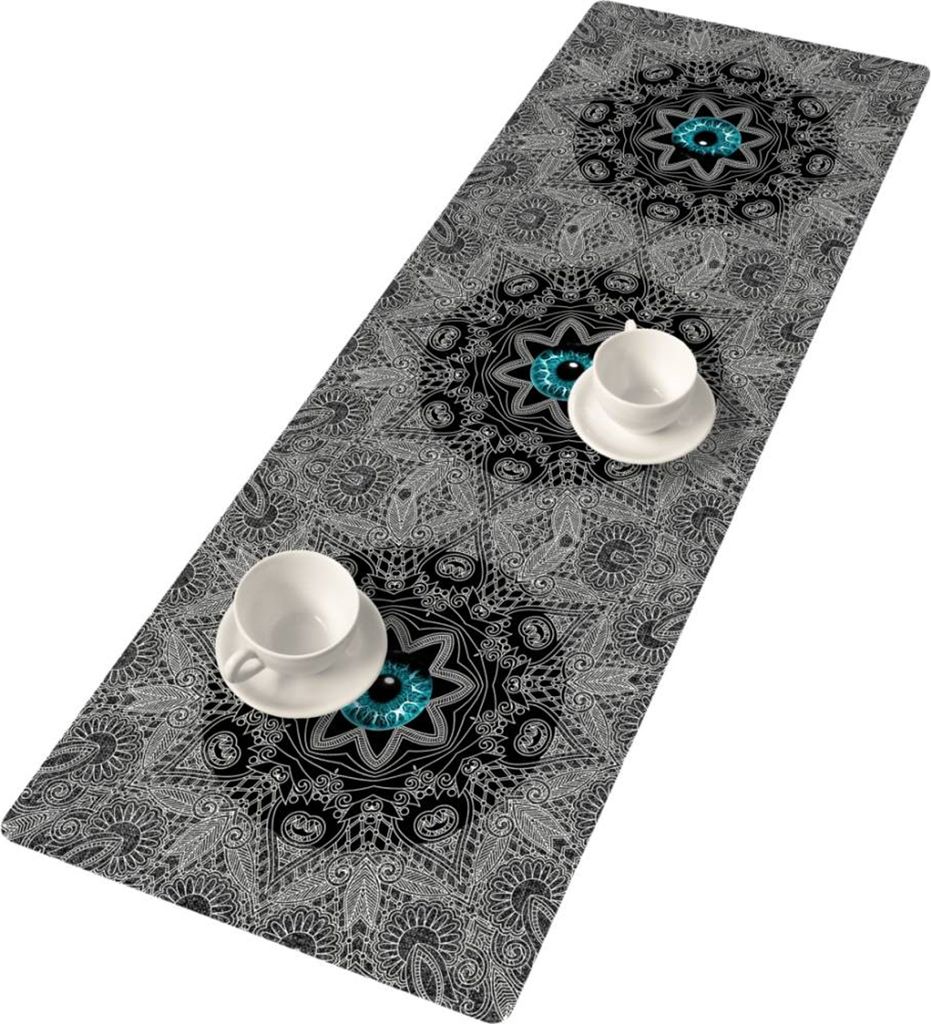 Bertoni Tischläufer, Filz, 115x40cm, Druckmuster Look Produktbild 