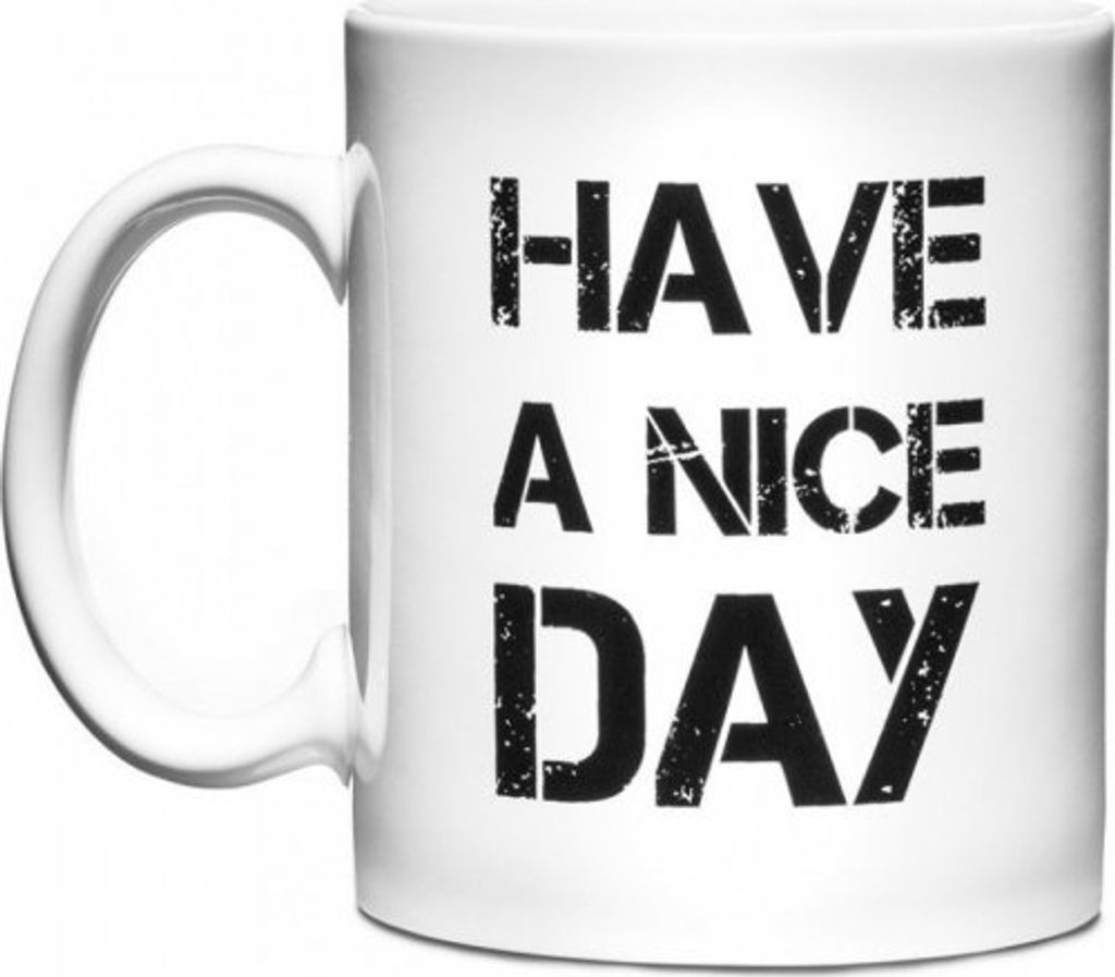 Hrnek - Have a nice day - Černá Obrázek produktu 
