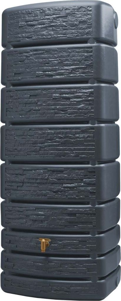 4rain Regenwasser-Wandtank Slim graphitgrau 500 L Produktbild 