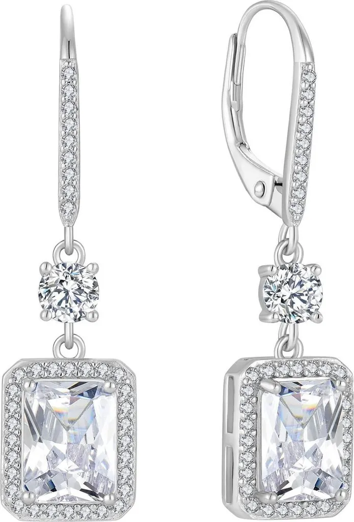 Boucles d'oreilles puces femme argent 925 pierre de naissance avril 04