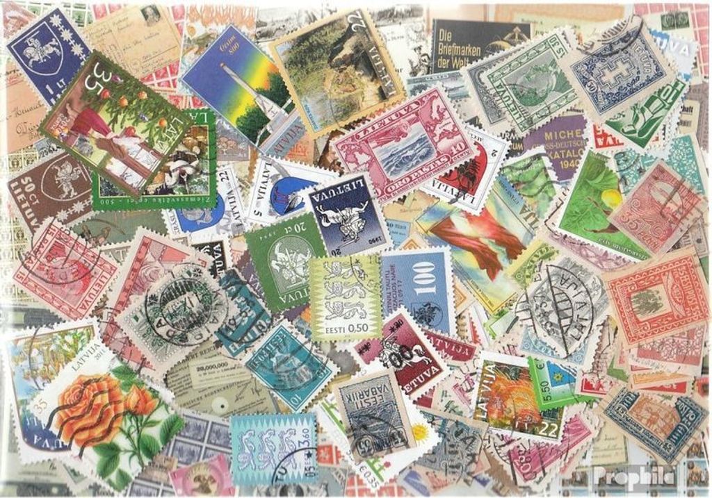 Briefmarken Ehemalige Sowjetunion 500 verschiedene Marken