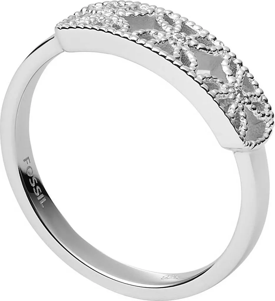 Regala un Sogno: Anello Fossil 13 Sterling Silver Donna | Argento 925