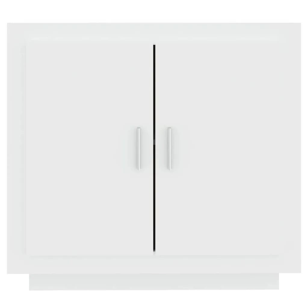 Credenza Bianca Legno Octo1124243 - Vetrina Moderna 80x40x75 cm - 3