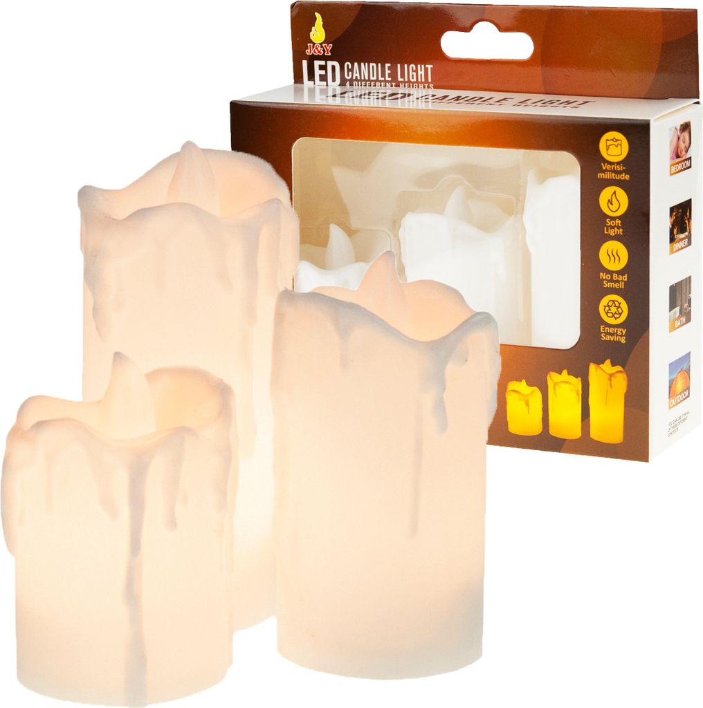 Dekoratívne LED sviečky - 3 ks Obrázok produktu