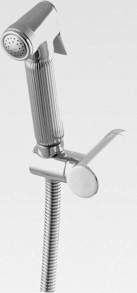 Spraybrause Bidetbrause Brausehalter rund Intimdusche Hygiene Dusche Chrom Brausehalter Bidetschlauch Duschschlauch Brauseschlauch 120cm 1,2m Spray...