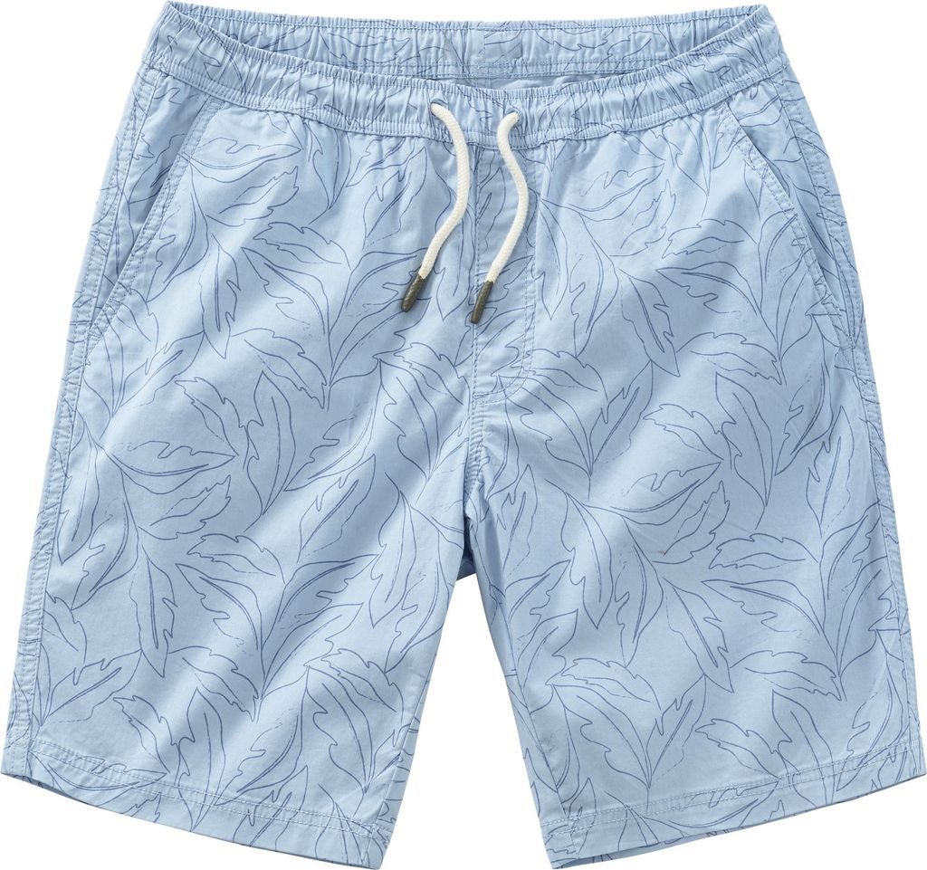 JOHN DEVIN Shorts blau bedruckt Größe L
