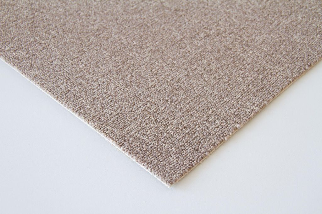 Steffensmeier Schlingen Teppichboden Mailand Meterware | Auslegware für Kinderzimmer Wohnzimmer Schlafzimmer | Braun, Größe: 200x500 cm