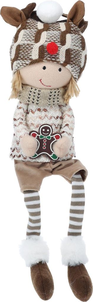 Weihnachtsfigur aus Plüsch, 51 cm
