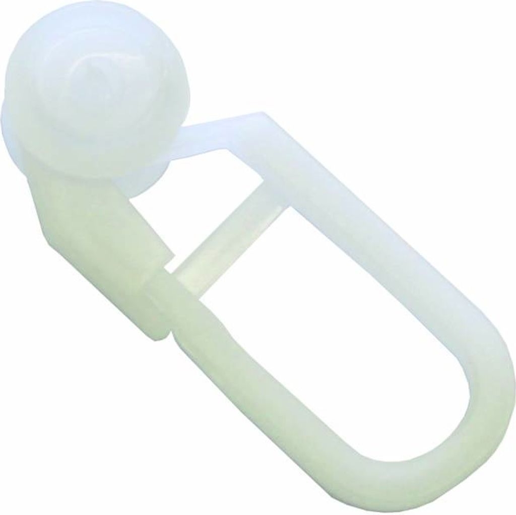 Gardinia Rollringe für Vorhangschiene, weiß, 100-er Pack Produktbild 
