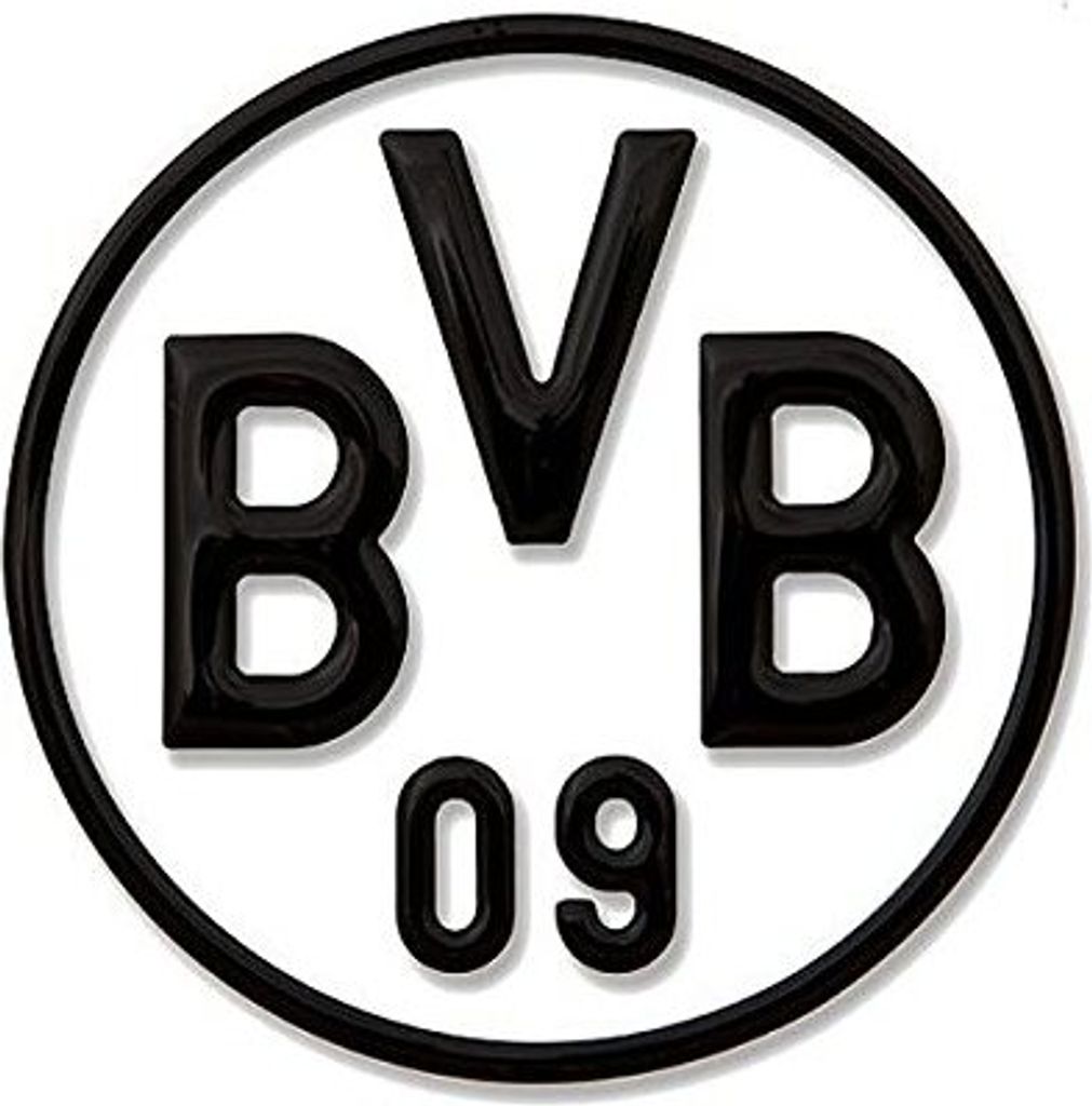 Nálepka na auto BORUSSIA DORTMUND BVB čierna NEW Obrázok produktu 
