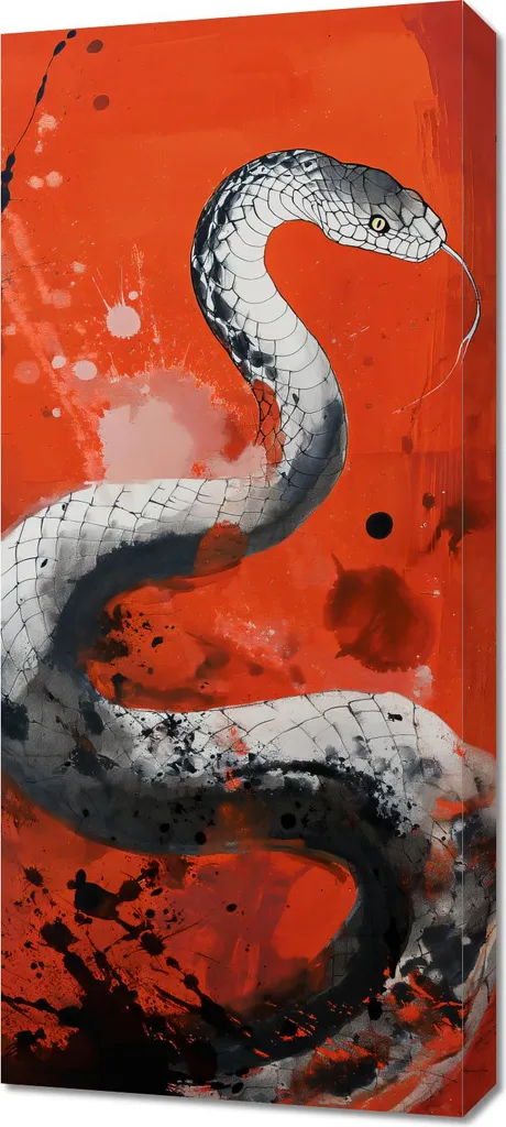 Décoration Murale Le souffle du dragon - Impression sur Toile 40x90 cm