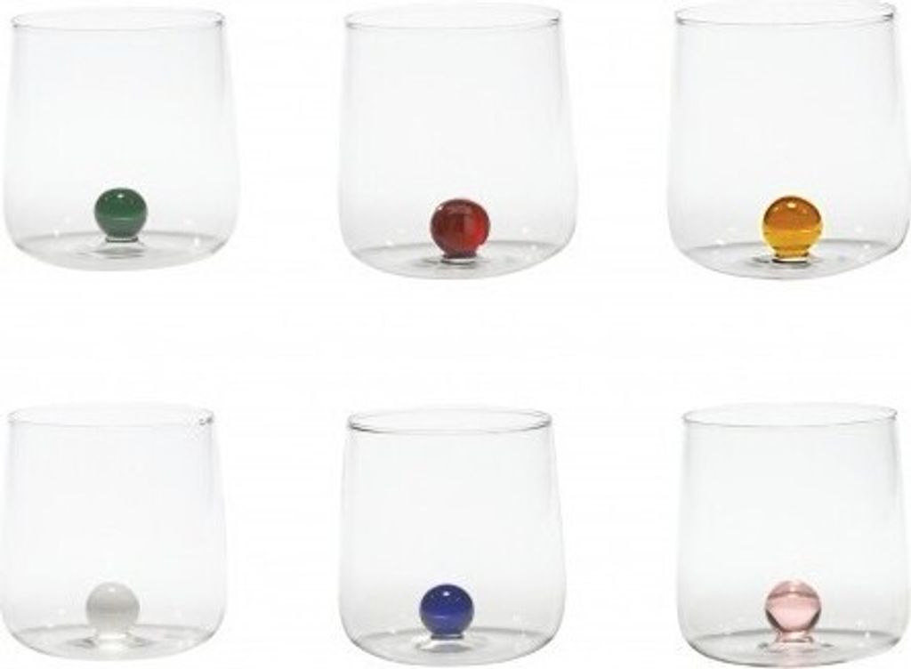 Set mit 6 Borosilikatgläsern Bilia Tumbler Zafferano in Produktbild 5