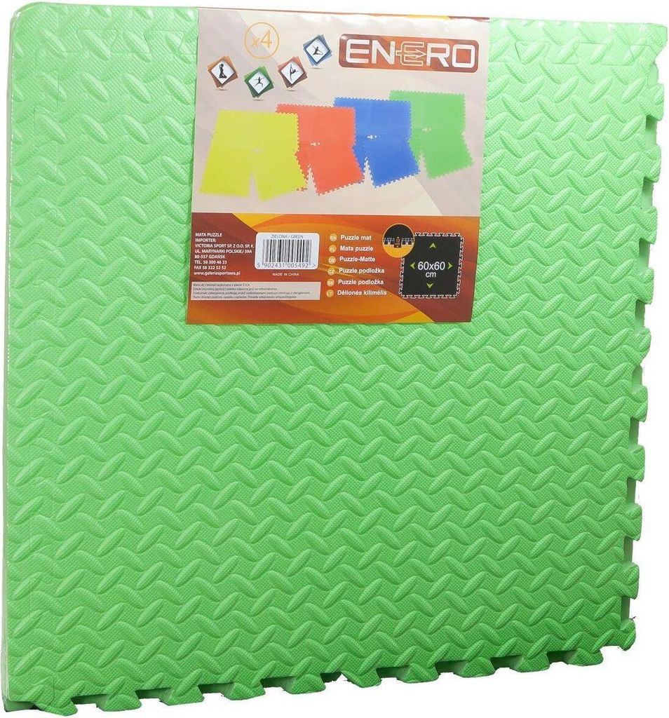 Mata piankowa puzzle Eva 60X60 4 sztuki 12MM ENERO FIT Zdjęcie produktu 