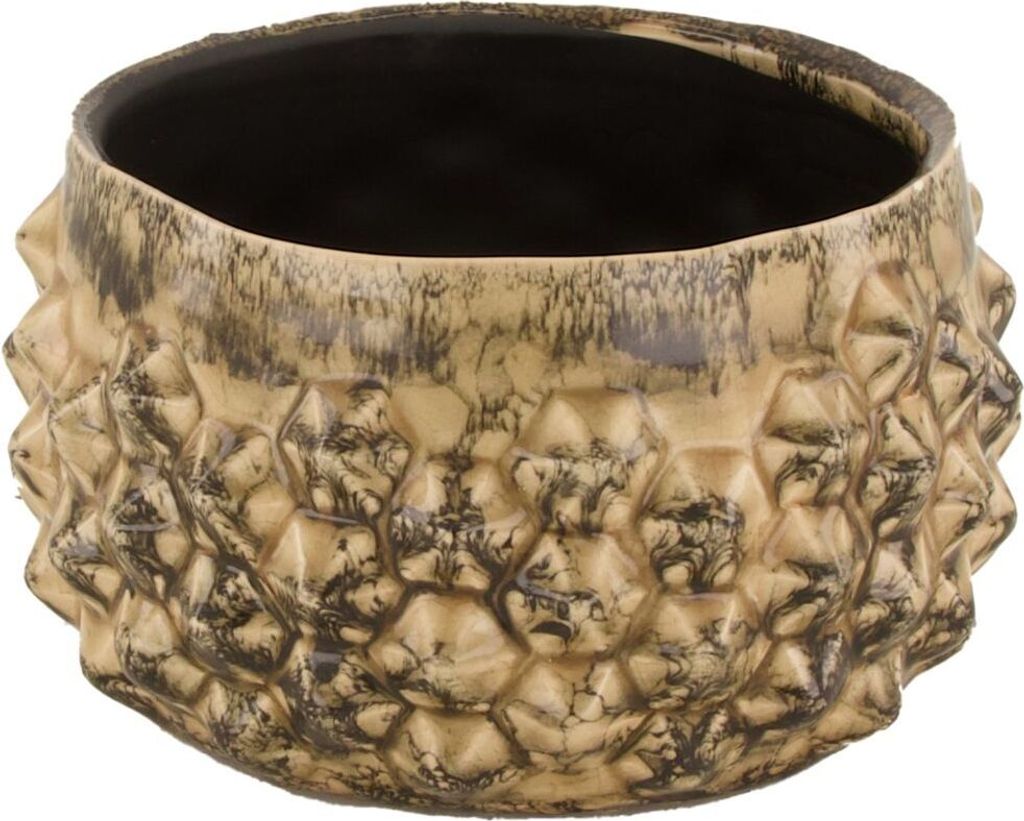 Dijk Pflanzgefäß Ø 17 x 10 cm beige