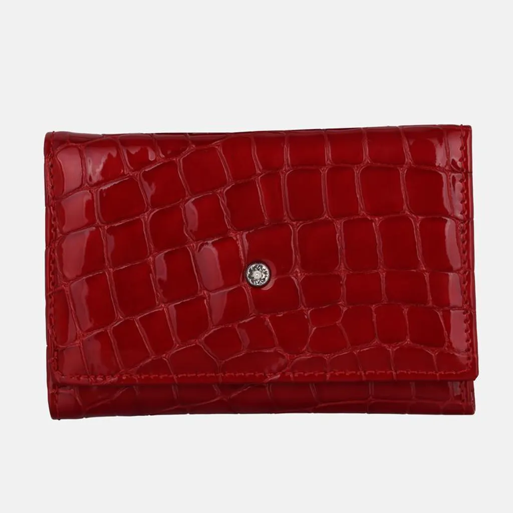 Regalo Donna Portafoglio Ember Rosso Vernice - Confezione Elegante