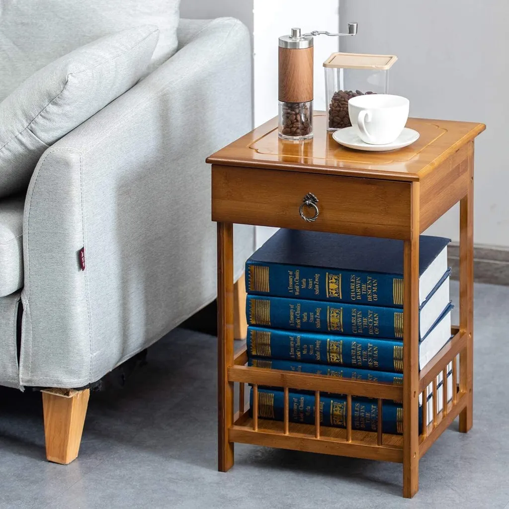 Table de chevet idéale pour optimiser le rangement dans la chambre