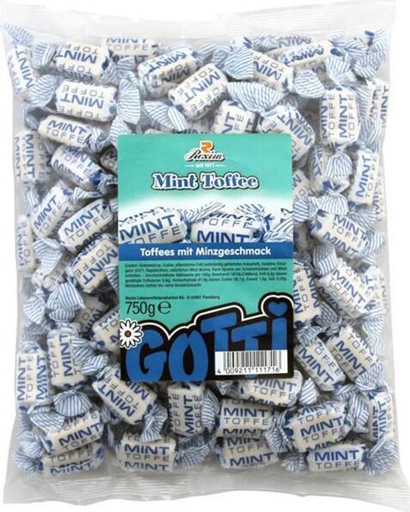 Rexim Mint Toffee Gotti 108 Stk. 750g Produktbild 