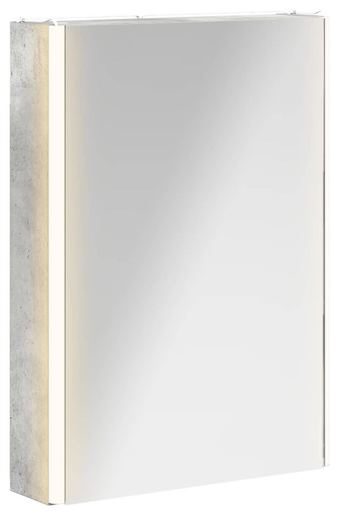 Badezimmerspiegelschrank Beton Grau 43 x 11,5 x 60,5 cm