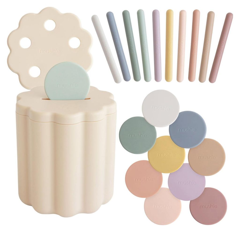 Mushie Sortierset - Coin & Tube Produktbild 