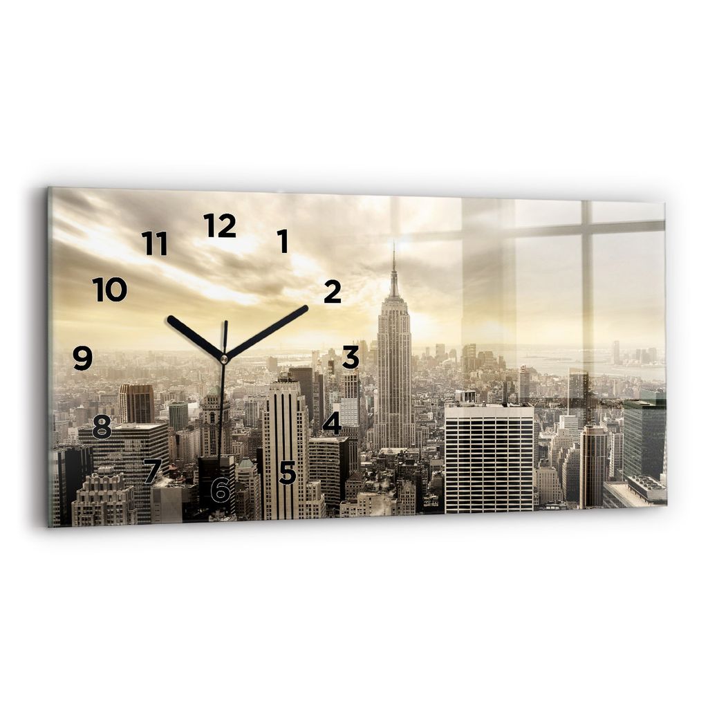 Wallfluent Wanduhr – Stilles Quarzuhrwerk - Uhr Dekoration Produktbild 